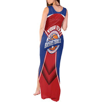 Personalized Puerto Rico Basketball Tank Maxi Dress Magnificos Go Champion