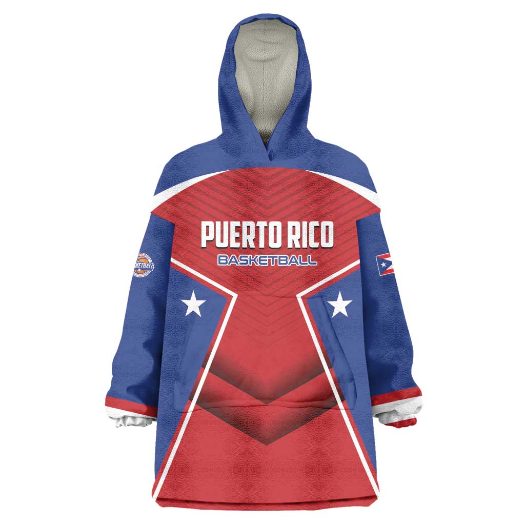 Personalized Puerto Rico Basketball Wearable Blanket Hoodie Magnificos Go Champion