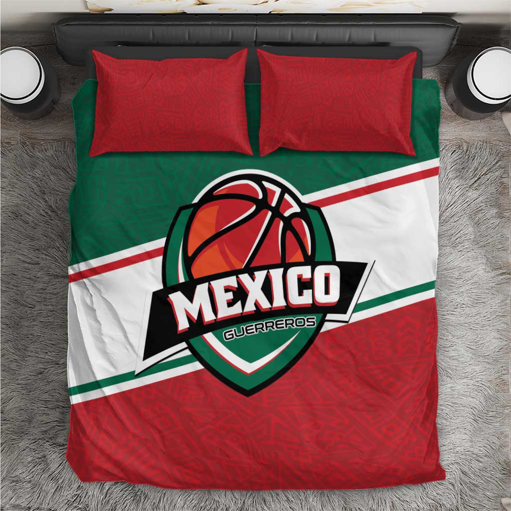 Mexico Basketball Bedding Set Guerreros Go Champion