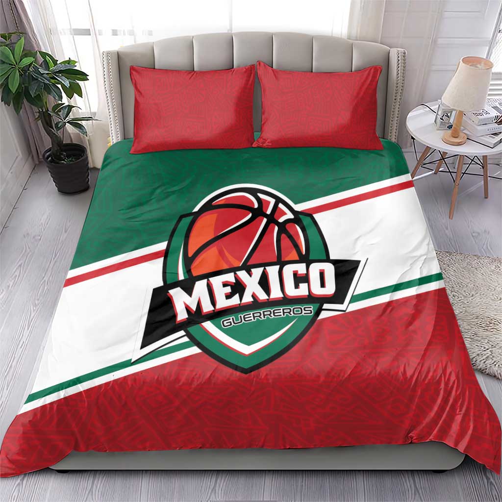 Mexico Basketball Bedding Set Guerreros Go Champion