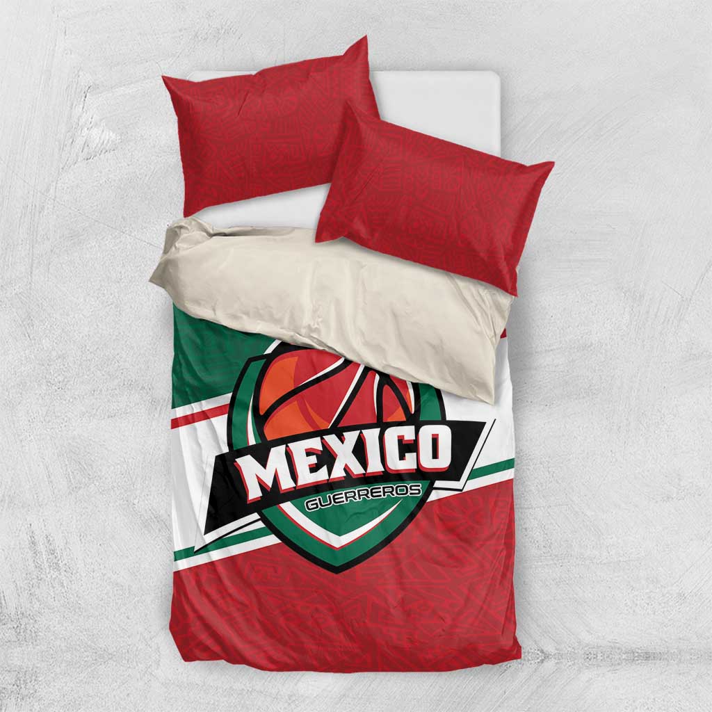 Mexico Basketball Bedding Set Guerreros Go Champion