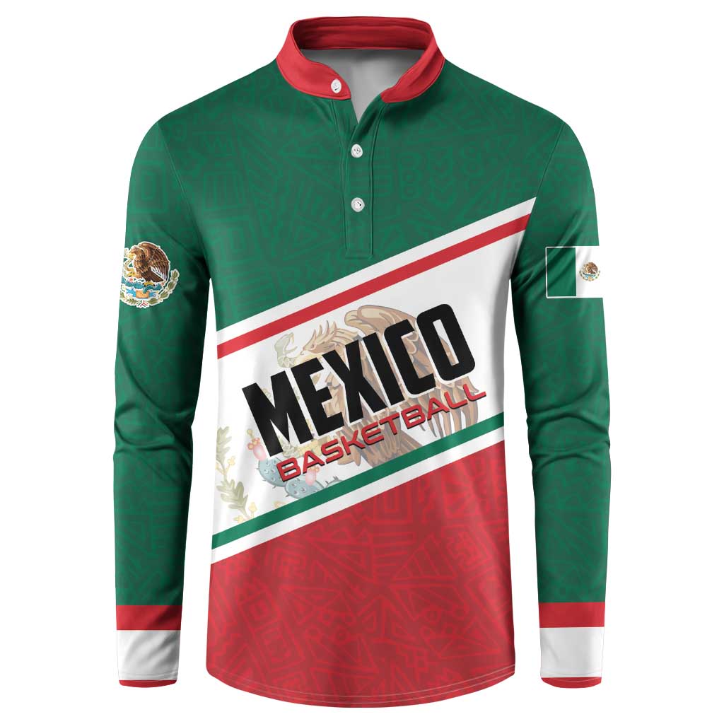 Personalized Mexico Basketball Button Sweatshirt Guerreros Go Champion