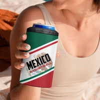 Personalized Mexico Basketball 4 in 1 Can Cooler Tumbler Guerreros Go Champion