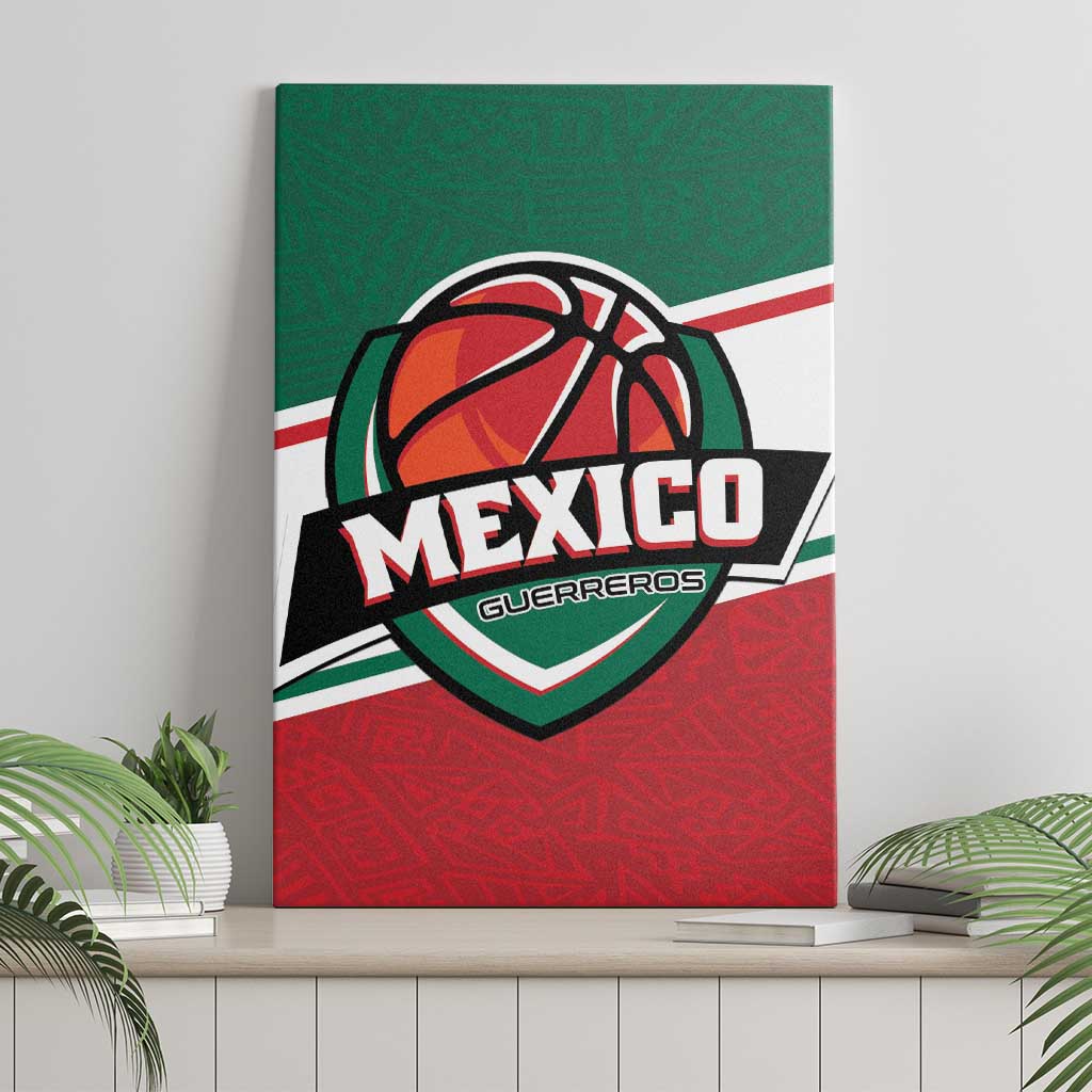 Mexico Basketball Canvas Wall Art Guerreros Go Champion