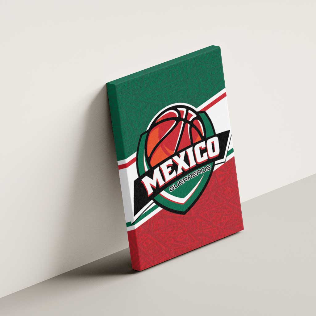 Mexico Basketball Canvas Wall Art Guerreros Go Champion