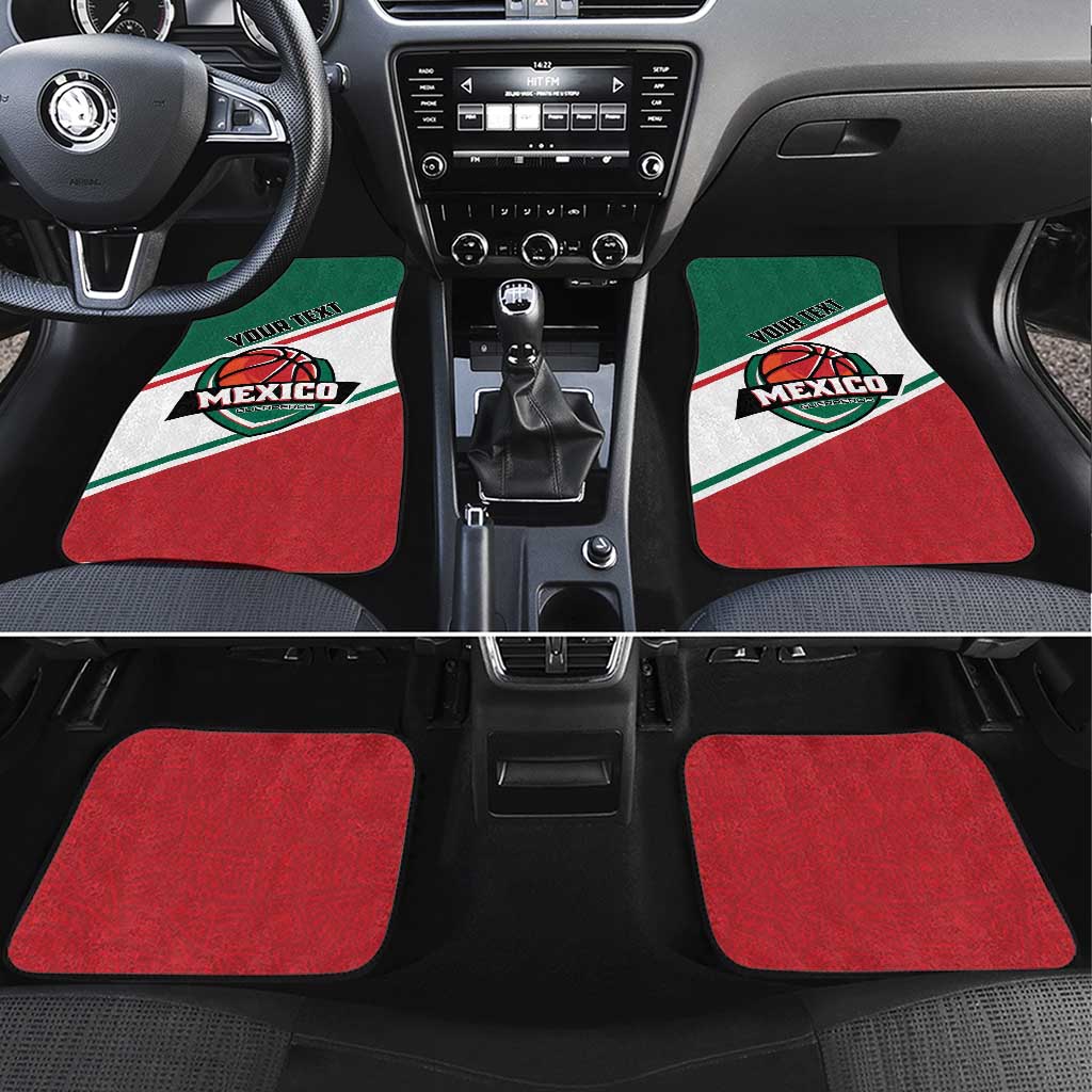 Mexico Basketball Car Mats Guerreros Go Champion