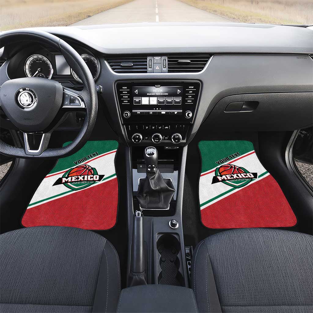 Mexico Basketball Car Mats Guerreros Go Champion