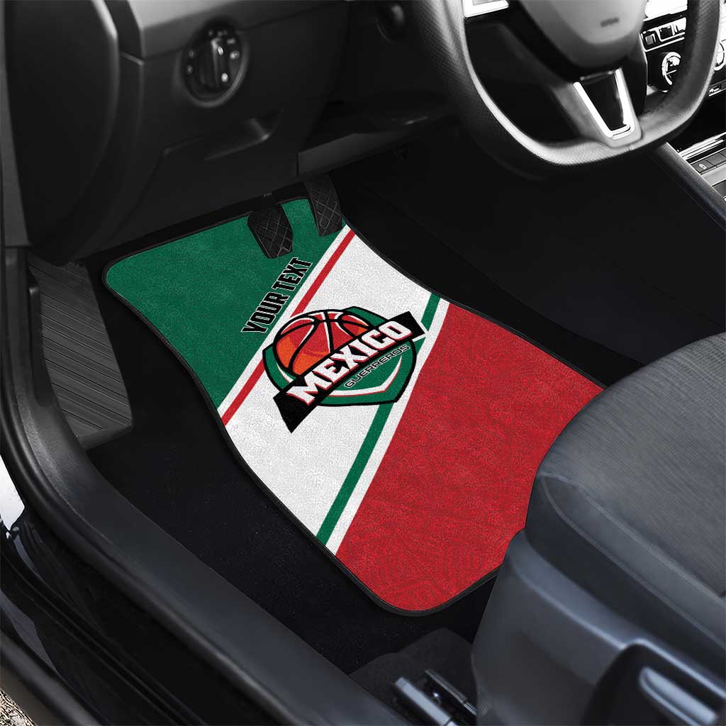 Mexico Basketball Car Mats Guerreros Go Champion