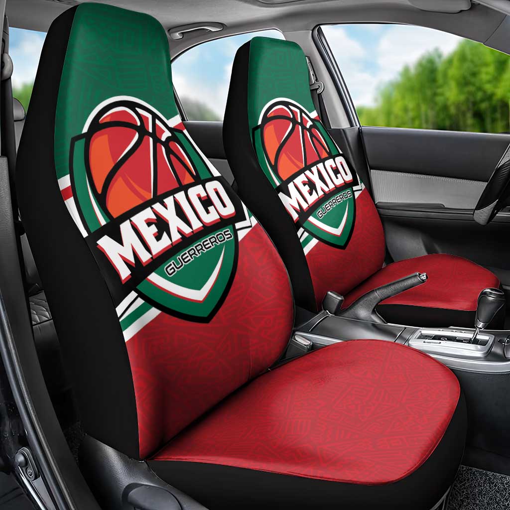 Mexico Basketball Car Seat Cover Guerreros Go Champion