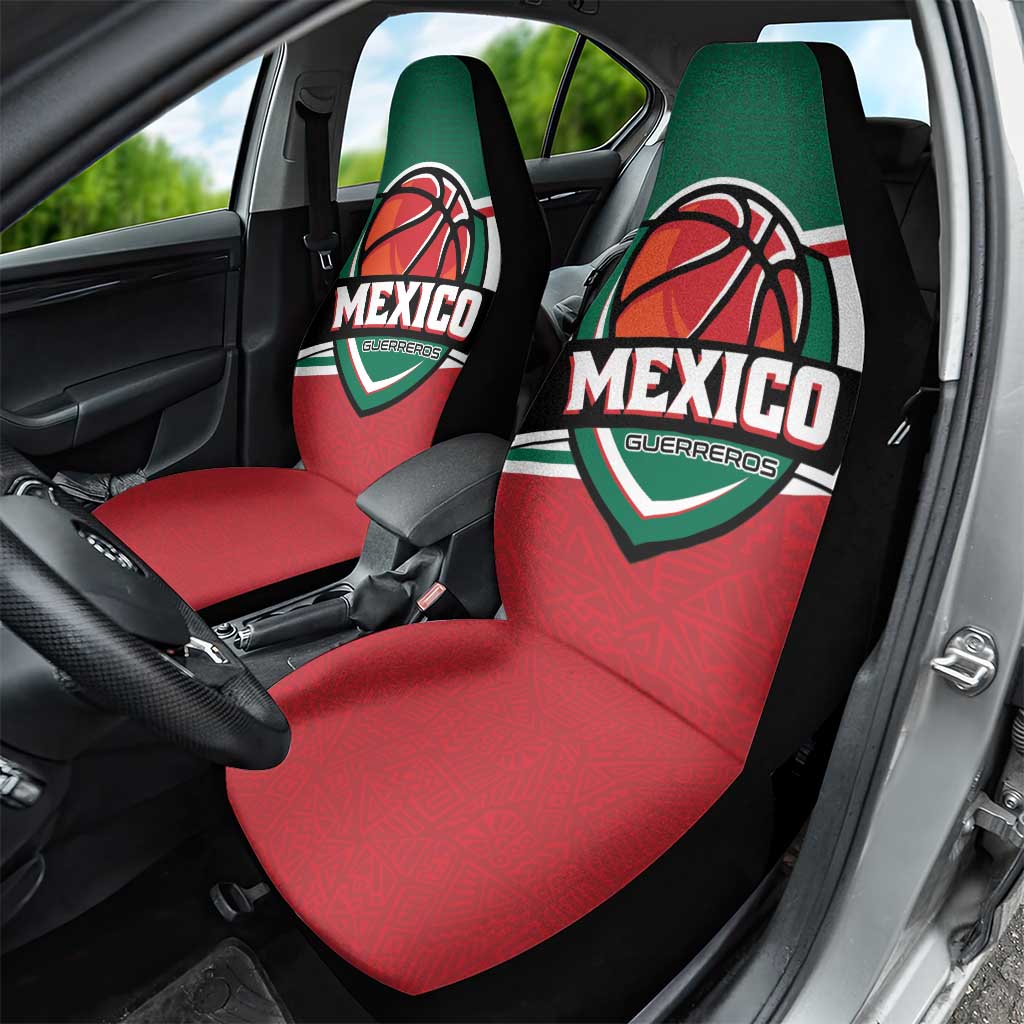 Mexico Basketball Car Seat Cover Guerreros Go Champion