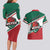 Personalized Mexico Basketball Couples Matching Long Sleeve Bodycon Dress and Hawaiian Shirt Guerreros Go Champion