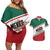 Personalized Mexico Basketball Couples Matching Off Shoulder Short Dress and Hawaiian Shirt Guerreros Go Champion