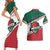 Personalized Mexico Basketball Couples Matching Short Sleeve Bodycon Dress and Hawaiian Shirt Guerreros Go Champion