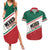 Personalized Mexico Basketball Couples Matching Summer Maxi Dress and Hawaiian Shirt Guerreros Go Champion