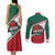 Personalized Mexico Basketball Couples Matching Tank Maxi Dress and Long Sleeve Button Shirt Guerreros Go Champion
