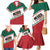 Personalized Mexico Basketball Family Matching Mermaid Dress and Hawaiian Shirt Guerreros Go Champion
