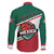 Personalized Mexico Basketball Family Matching Off Shoulder Short Dress and Hawaiian Shirt Guerreros Go Champion