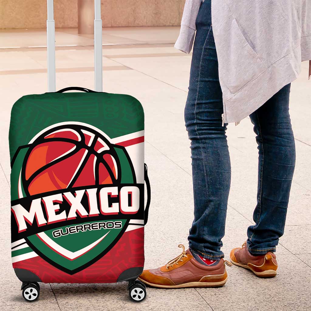 Mexico Basketball Luggage Cover Guerreros Go Champion
