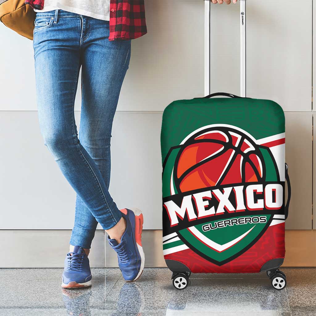 Mexico Basketball Luggage Cover Guerreros Go Champion