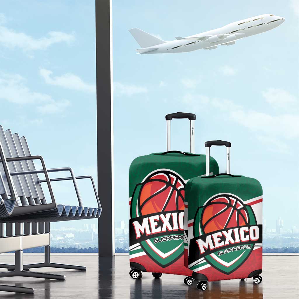 Mexico Basketball Luggage Cover Guerreros Go Champion
