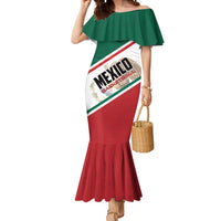 Personalized Mexico Basketball Mermaid Dress Guerreros Go Champion