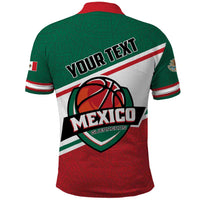 Personalized Mexico Basketball Polo Shirt Guerreros Go Champion