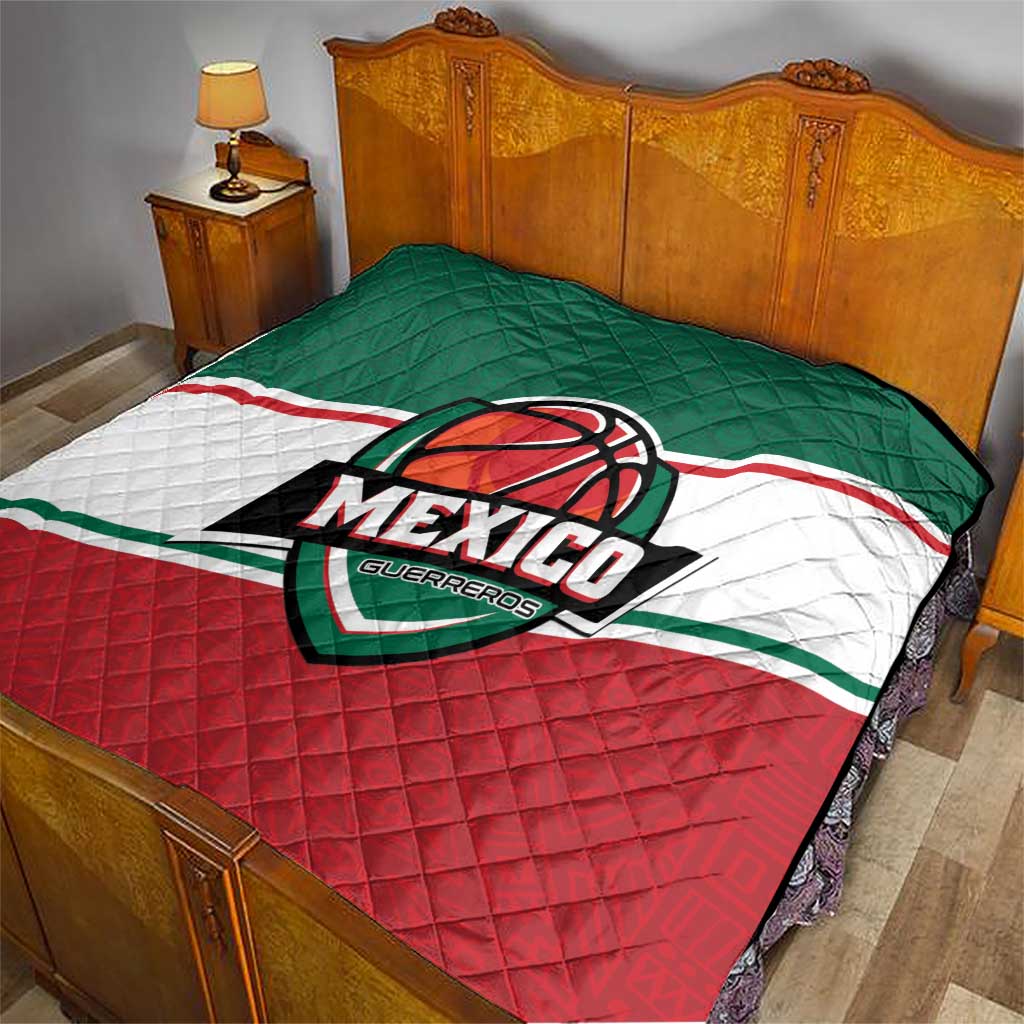 Mexico Basketball Quilt Guerreros Go Champion