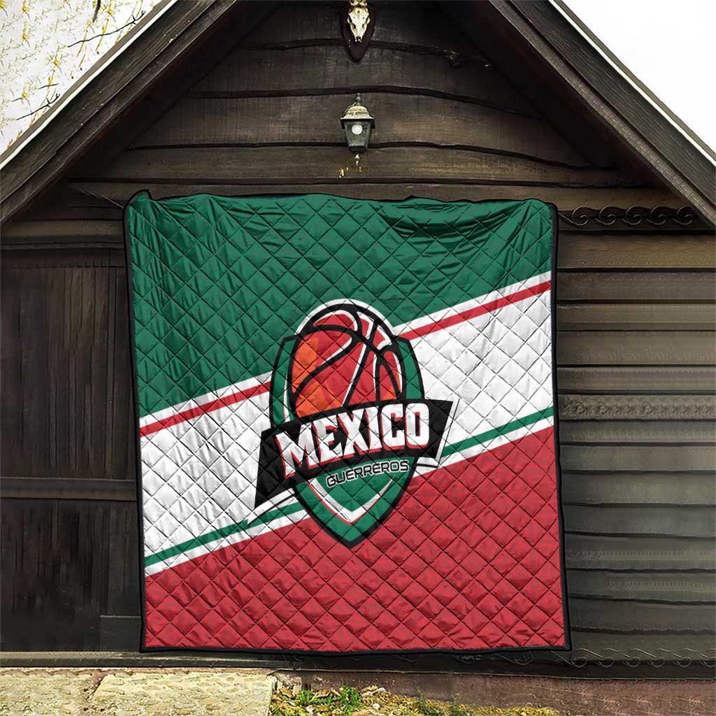 Mexico Basketball Quilt Guerreros Go Champion