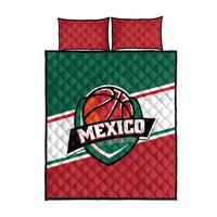 Mexico Basketball Quilt Bed Set Guerreros Go Champion