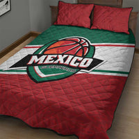 Mexico Basketball Quilt Bed Set Guerreros Go Champion