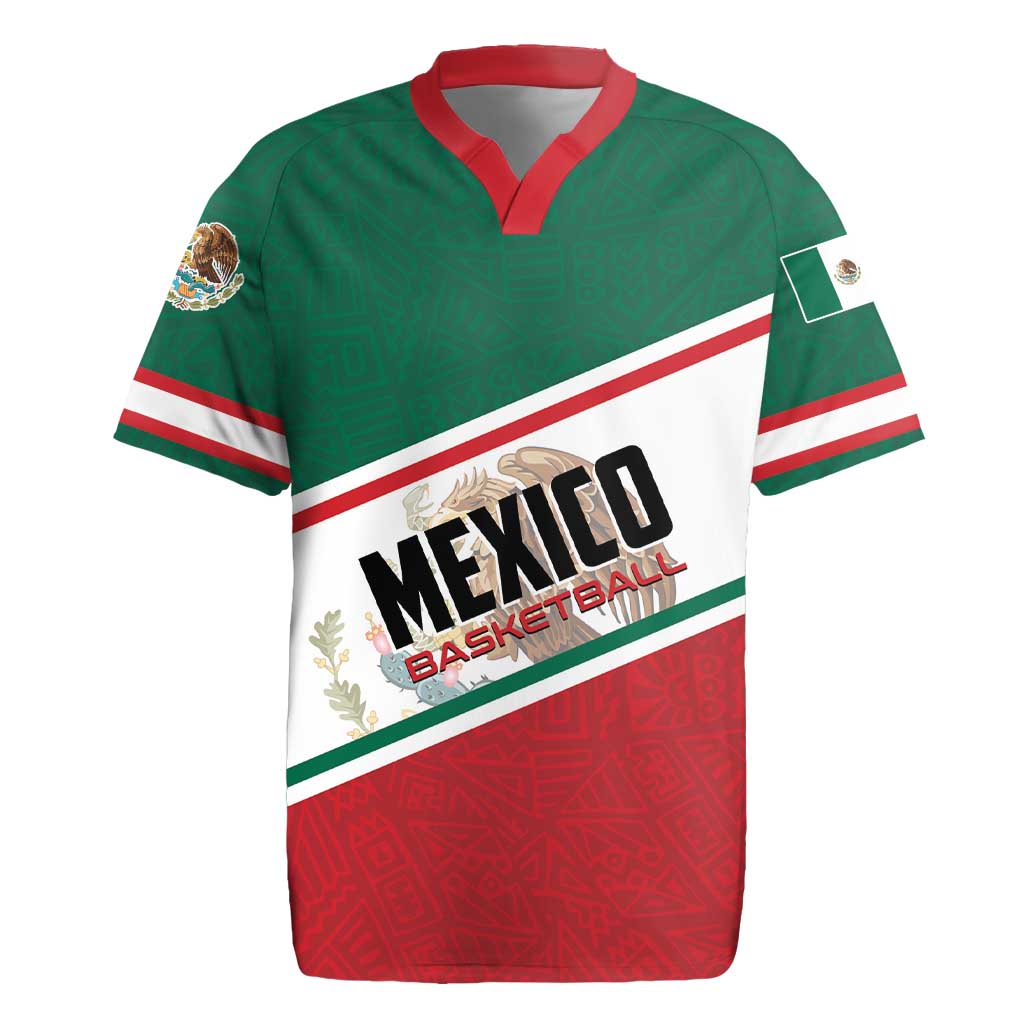 Personalized Mexico Basketball Rugby Jersey Guerreros Go Champion