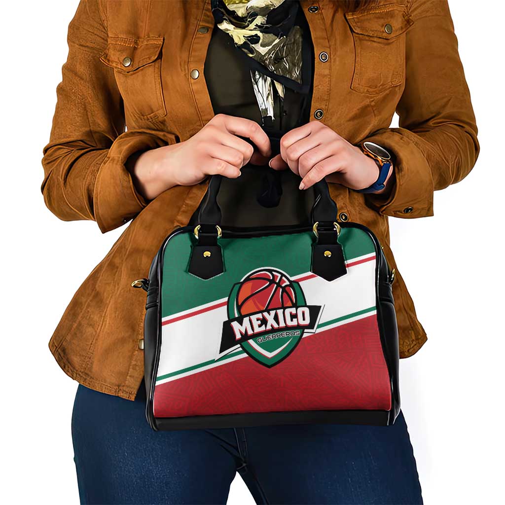 Mexico Basketball Shoulder Handbag Guerreros Go Champion
