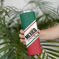 Personalized Mexico Basketball Skinny Tumbler Guerreros Go Champion