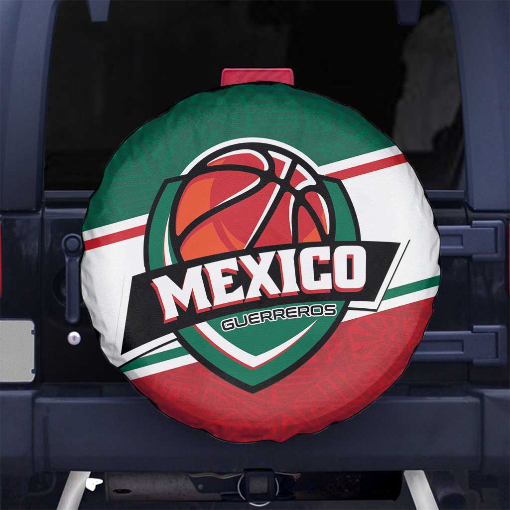 Mexico Basketball Spare Tire Cover Guerreros Go Champion