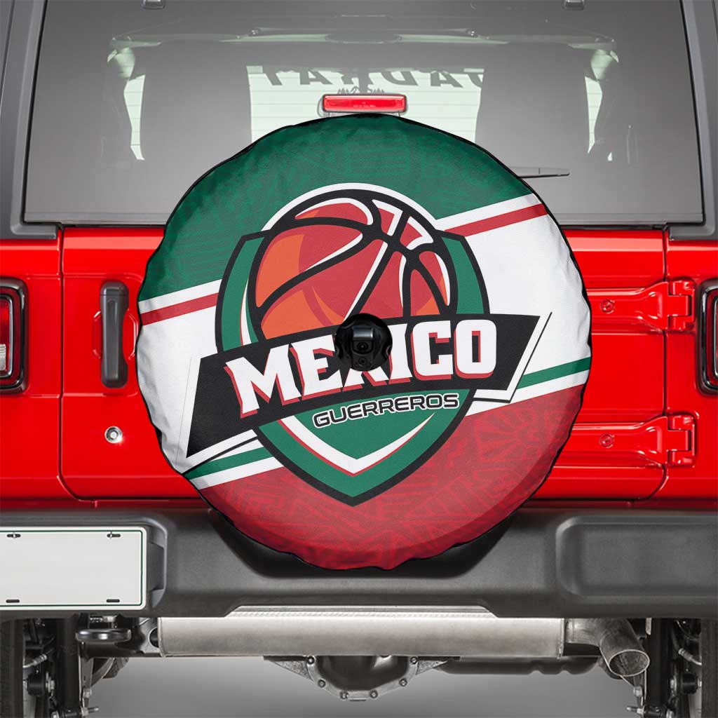 Mexico Basketball Spare Tire Cover Guerreros Go Champion
