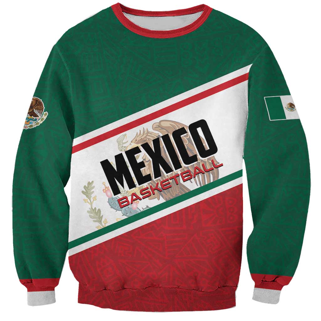 Personalized Mexico Basketball Sweatshirt Guerreros Go Champion