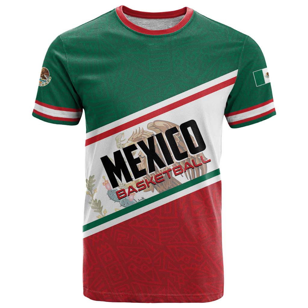 Personalized Mexico Basketball T Shirt Guerreros Go Champion