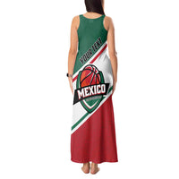 Personalized Mexico Basketball Tank Maxi Dress Guerreros Go Champion