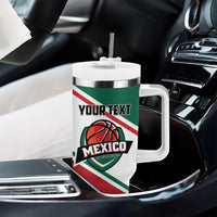 Personalized Mexico Basketball Tumbler With Handle Guerreros Go Champion