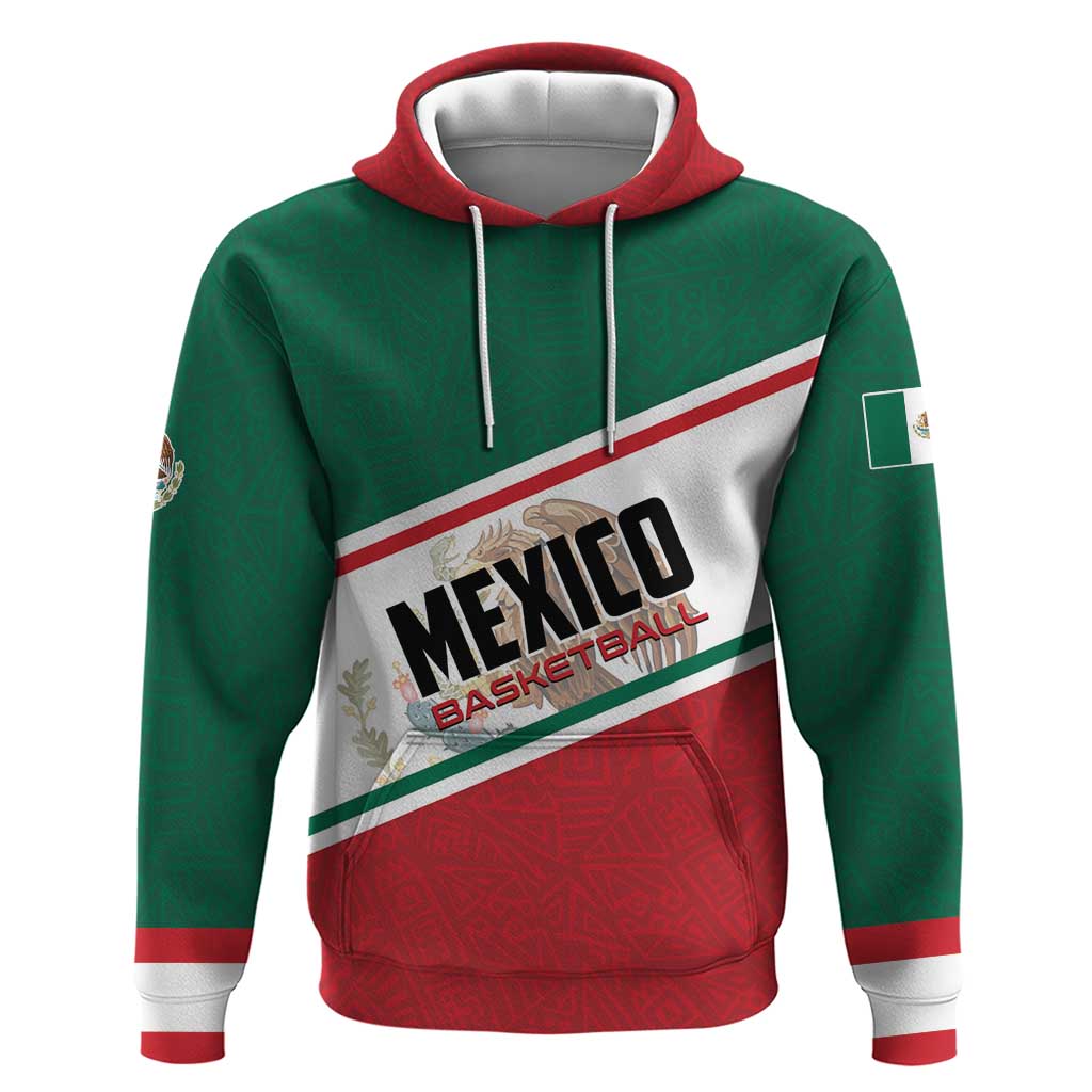 Personalized Mexico Basketball Zip Hoodie Guerreros Go Champion