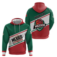 Personalized Mexico Basketball Zip Hoodie Guerreros Go Champion