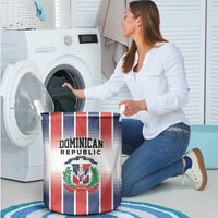 Dominican Republic Laundry Basket Stripe Stylized