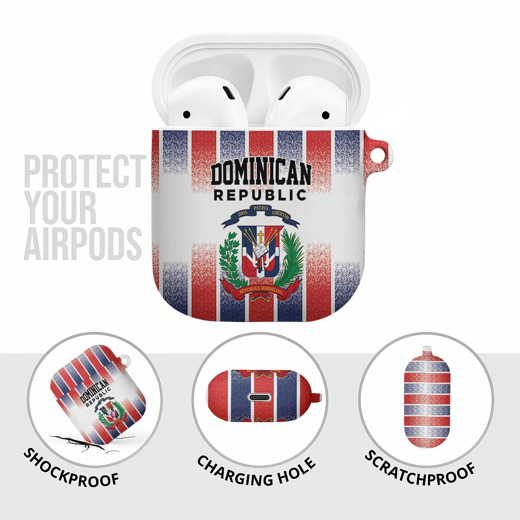 Dominican Republic AirPods Case Stripe Stylized