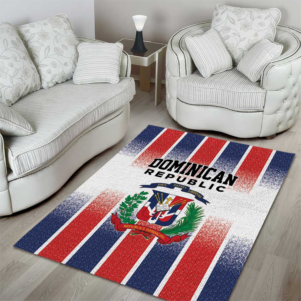 Dominican Republic Area Rug Stripe Stylized