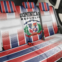 Dominican Republic Back Car Seat Cover Stripe Stylized