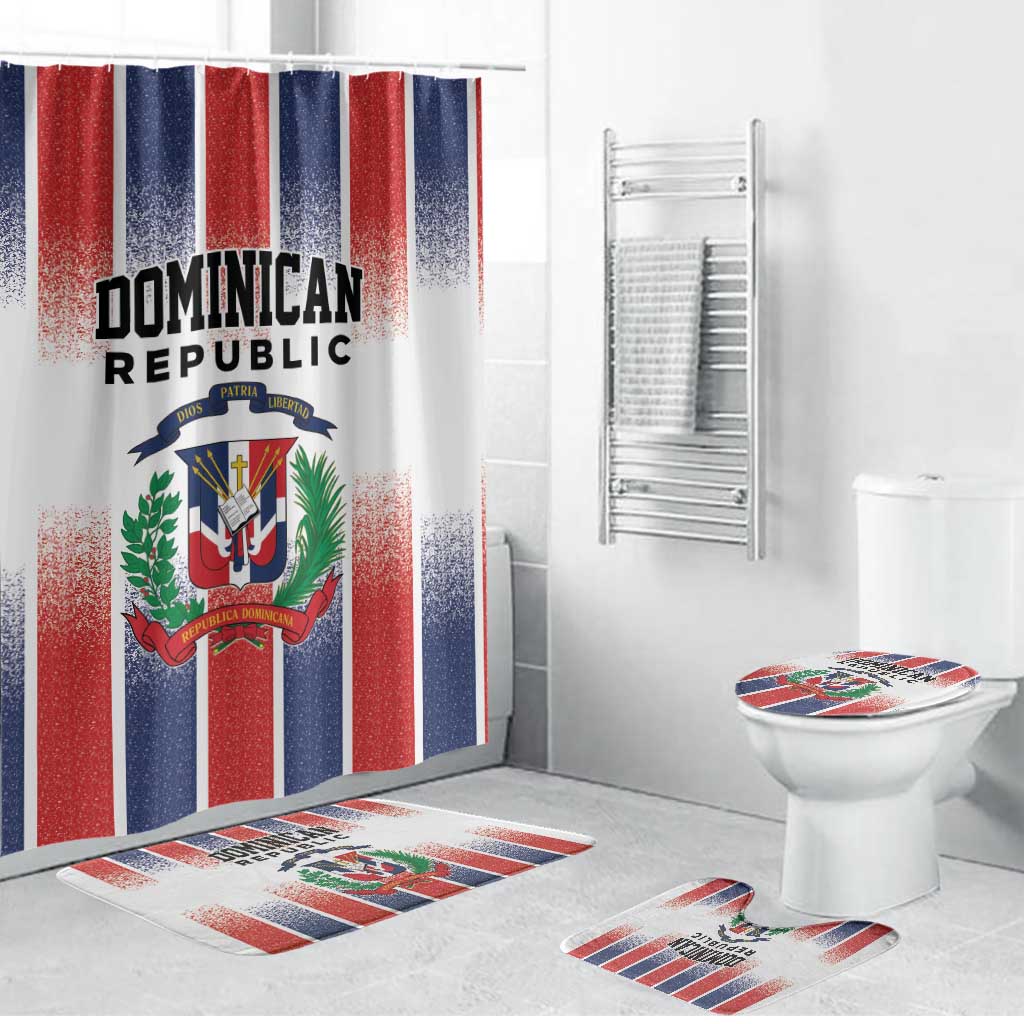 Dominican Republic Bathroom Set Stripe Stylized