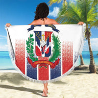 Dominican Republic Beach Blanket Stripe Stylized