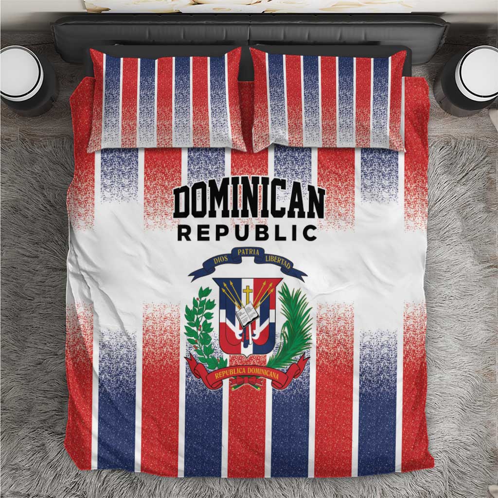 Dominican Republic Bedding Set Stripe Stylized