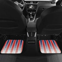 Personalized Dominican Republic Car Mats Stripe Stylized