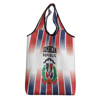 Dominican Republic Grocery Bag Stripe Stylized